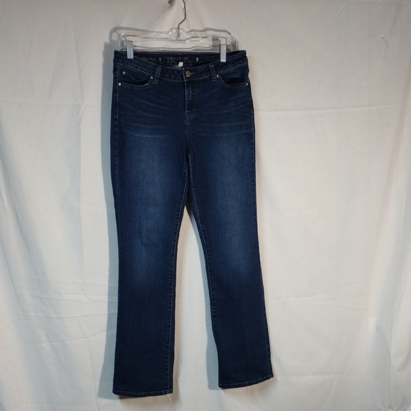 Jennifer Lopez Bootcut Stretch Denim Dark Blue Jeans Size 30 - Picture 1 of 11